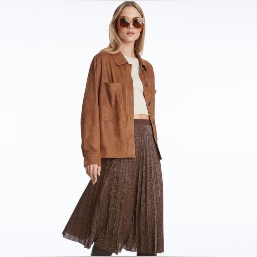 Elliott Lauren Lamé Skirt